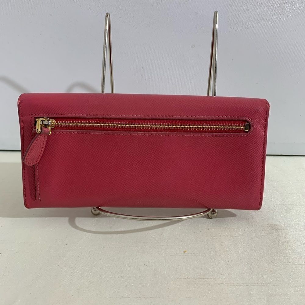 💥AUTHENTIC💥Prada Saffiano Leather Bow Wallet - Picture 2 of 14